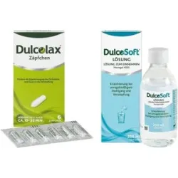 Dulcolax Zäpfchen 6stk und Dulcosoft Lösung 250ml