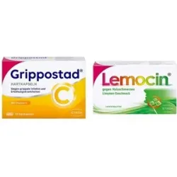 Grippostad C Hartkapseln + Lemocin gegen Halsschmerzen