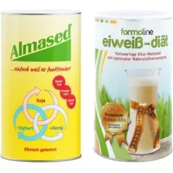 Almased Vitalkost und Formoline Eiweiss Diät Pulver
