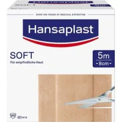 Hansaplat Hansaplast Soft Pflaster 5mx8cm Rolle
