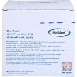 Mullkompressen 10x20cm 8-fach steril