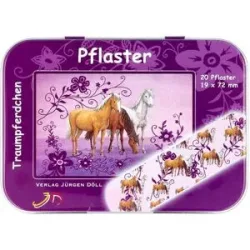 Verlag Jürgen Döll Kinderpflaster Traumpferdchen Dose Pflaster