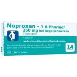 Naproxen-1A Pharma Naproxen - 1 A Pharma® 250 mg bei Regelschmerzen