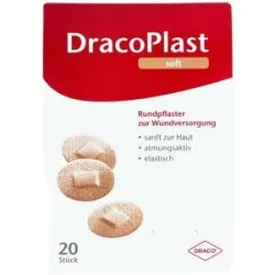 Dracoplast Soft Rundpflaster hautfarben 2,2cm