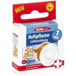 WUNDmed Heftpflaster Textil 1,25 cmx5 m