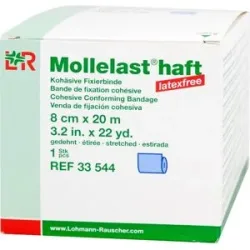Mollelast Haft Binden Latexfrei 8 Cmx20 M Blau