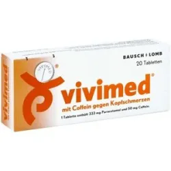 Vivimed mit Coffein gegen Kopfschmerzen, Schmerztabletten