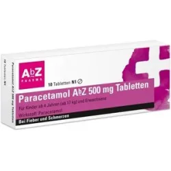 Paracetamol AbZ 500mg Tabletten