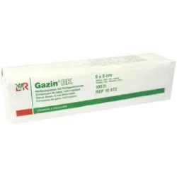 Gazin Kompressen 5x5cm 16fach unsteril mit RK