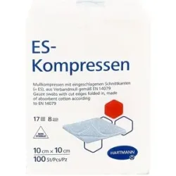 Es-kompressen unsteril 10x10 cm 8fach