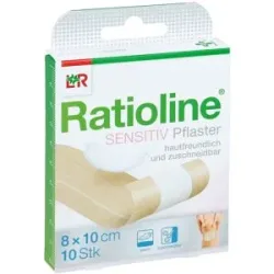 Ratioline sensitive Wundschnellverband 8 cmx1 m