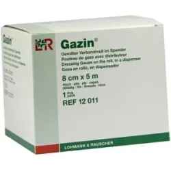 Gazin Verbandmull 8cmx5m 4fach gerollt