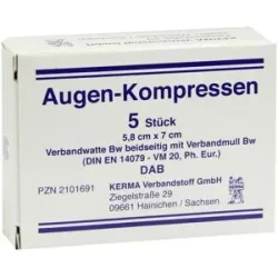 Augenkompressen unsteril 5,8x7cm