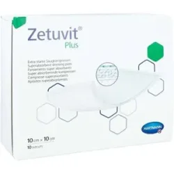 Zetuvit Plus extrastarke Saugkomp.ster.10x10 cm