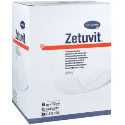 Zetuvit Saugkompresse steril 10x10 cm