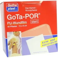 Gota-por Pu Wundfilm 10x6 cm steril Pflaster