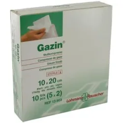 Gazin Kompressen 10x20cm 8fach steril
