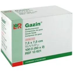 Gazin Kompressen 7,5x7,5cm 8fach steril