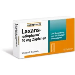 Laxans-ratiopharm 10mg Zäpfchen
