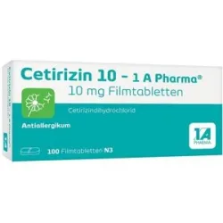 Cetirizin 10 - 1 A Pharma® Filmtabletten