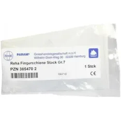 Fingerschiene nach Stack Größe 7