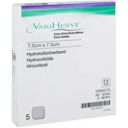 Varihesive extra dünn 7,5x7,5 cm Hkv hydroaktiv