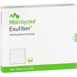 Exufiber 10x10 cm Gel-faserverband