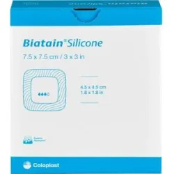 Biatain Silicone Schaumverband 7,5x7,5 cm