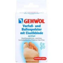 Gehwol Vorfuss- und Ballenpolster mit Elastikb.mittel