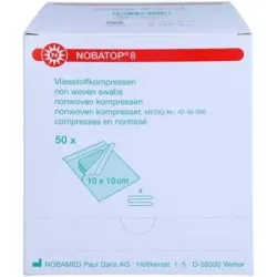Nobatop 8 Kompressen 10x10 cm steril
