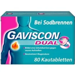 GAVISCON Dual Kautabletten mit Zweifachwirkung gegen Sodbrennen