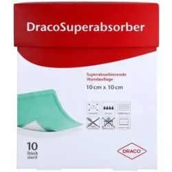 Dracosuperabsorber 10x10 Cm Wundauflage