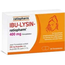 IBU-LYSIN-ratiopharm IBU LYSIN ratiopharm 400 mg Filmtabletten