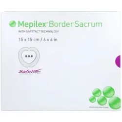Mepilex Border Sacrum Schaumverb.15x15 cm steril