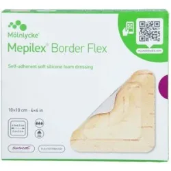 Mepilex Border Flex Schaumverb.haft.10x10 Cm