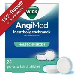 Wick AngiMed Mentholgeschmack 5 mg/1 mg Lutschtab.