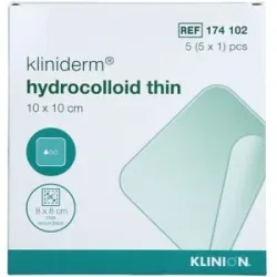 Hydrokolloid-verband Dünn 10x10 Cm