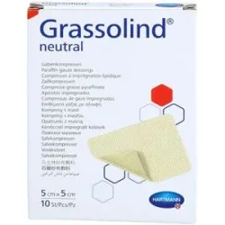Grassolind Salbenkompressen 5x5 Cm Steril