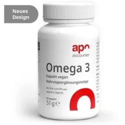 Omega 3 Kapseln vegan aus Algenöl von apodiscounter