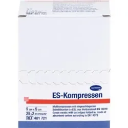 Es-kompressen steril 5x5 cm 8fach Cpc