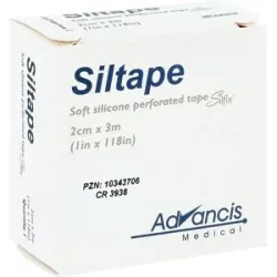 Siltape 2 cmx3 m Silikonpflaster