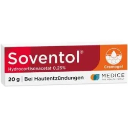 Soventol HydroCortisonACETAT 0,25% bei Hautentzündungen