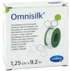 Omnisilk Fixierpflaster Kunstseide 1,25 cmx9,2 m
