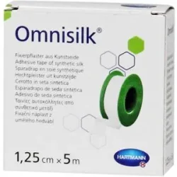 Omnisilk Fixierpflaster Kunstseide 1,25 cmx5 m