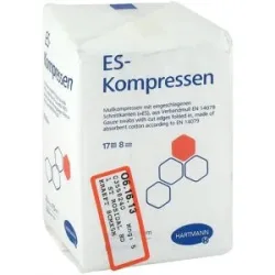 Es-kompressen unsteril 7,5x7,5 cm 8fach Cpc