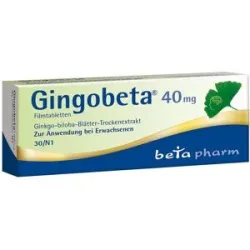 Gingobeta 40 mg Filmtabletten
