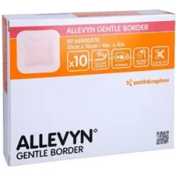Allevyn Gentle Border 10x10 cm Schaumverb.