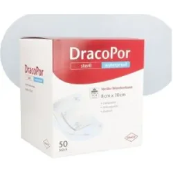 Dracopor waterproof Wundverband 8x10 cm steril