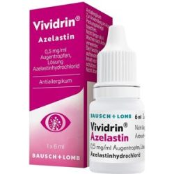 Vividrin Azelastin Augentropfen bei Heuschnupfen und Allergien