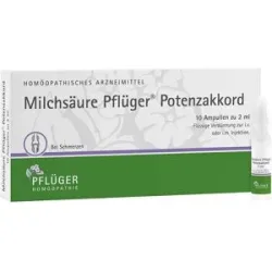 Milchsäure Pflüger Potenzakkord iniecto -lsg.amp.